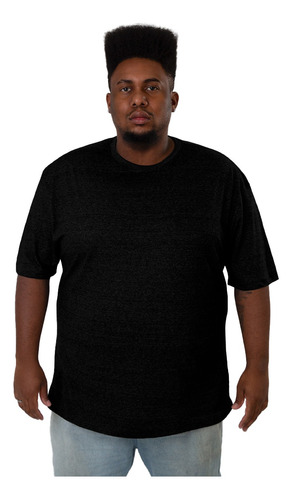 Camisetas Camisa Blusa Masculina Big Plus Size Básica Lisa