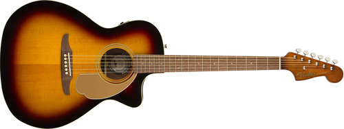 Fender Newporter Player - Guitarra Acústica, Sunburst, Dia.