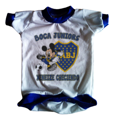 Body Bebe Futbol Boca Juniors Modelo 05