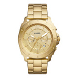 Reloj Para Caballero Fossil Color Dorado Modelo: Bq2694