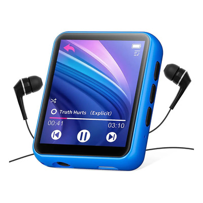Reproductor MP3 Bluetooth 5.0 pantalla táctil 32GB Jolike M5 Azul | Meses sin interés
