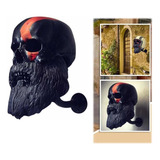 Porta Casco Moto Soporte Calavera Regalo Motociclista Resina