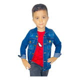 Jaqueta Jeans Masculina Infantil E Juvenil