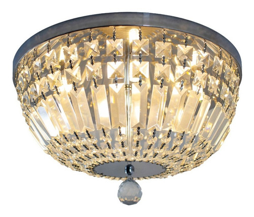 Lustre Plafon Cristal Egípcio 50cm Redondo 612/50