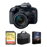 Canon Eos Rebel T7i Dslr Camara Con 18-135mm Lens And Access