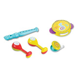 Banda Musical X4 Instrumentos Maracas, Armonica, Pande Flaut