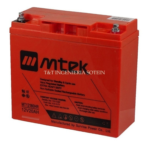 Bateria Mtek 12v 20ah Ups