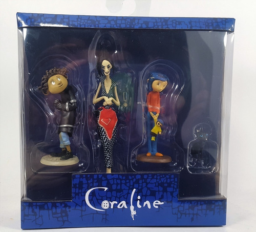 Set Coraline Lo Mejor Del Juego De Figuras De Pvc 4 Figuras