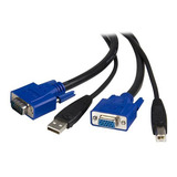 Cable Startech Kvm Universal 2 En 1 Ps/2 Hd-15 Vga 3 Metros