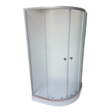 Cabina Ducha Box Curvo 80x80 Vidrio Transparente Metalgrif