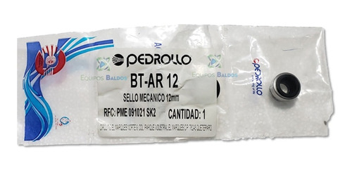 Sello Mecanico 12 Mm Para Bomba Pedrollo