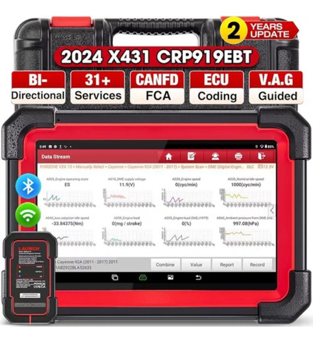 Launch Escanner X431 919bt Profesional Multimarca Obd Tactil