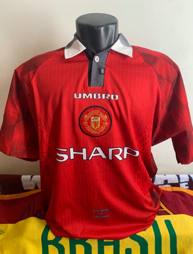 Camisa Manchester United 1996/98 Home Umbro ( Gg )