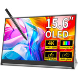 Magedok Portable Monitor Oled 4k,15.6 Inch Touchscreen Disp.