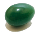 Yoni Egg De Quartzo Verde (ovo Yoni) Sem Furo Pedra Natural