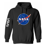 Sudadera Modelo Nasa Logo Estampado En Vinil