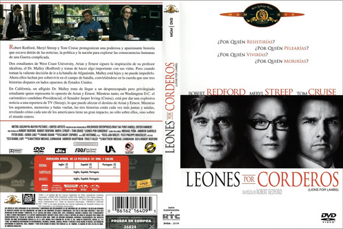 Leones Por Corderos ( Lions For Lambs) Robert Redford - Dvd