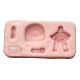 Molde Silicone Aplique Menina Linda 1