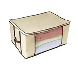Caja Organizadora Guarda Mantas Ropa Con Cierre  60x45x30 Cm