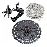 Grupo Mtb Bibike 12 Velocidades: Cadena Cn-m6100, Cassette 1