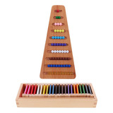 Caja De Colores Montessori Para Materiales Matemáticos Y Mat