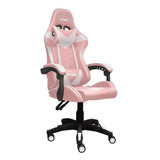 Silla Oficina Gamer Escritorio Respaldo Reclinable Con Cojín