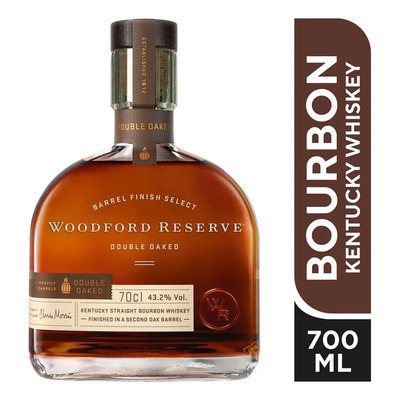 Whiskey Woodford Reserve Bourbon Double Oaked 700ml | MercadoLibre