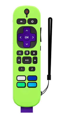 Funda Protectora De Silicona Para Control Remoto Para Roku V