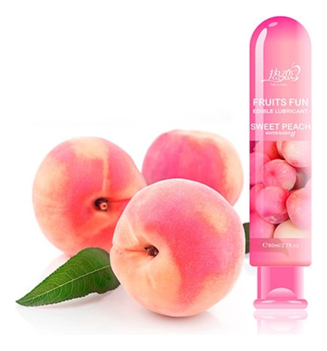 Lubricante Sexual Hot Sweet Peach Juguete Hombre Mujer Calor