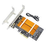 Adaptador Pcie M.2 Nvme, Doble Tecla M2 Sata B Y Tecla Nvme