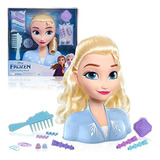 Cabeza De Peinado De Elsa Frozen 2 De Disney, 14 Piezas, Inc