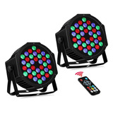 Luces Par De 36 Led Batería Rgb 36w Luces Par De Escen...