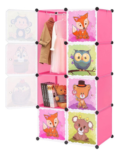 Cajas Organizador De Ropa Colgar Estante Closet Armario Niño