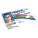 Sticker Tarjeta Banco Licencia Acabado Holográfico Mclovin