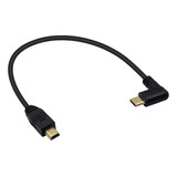 Cable Usb C 90 Grados A Mini Usb  Corto