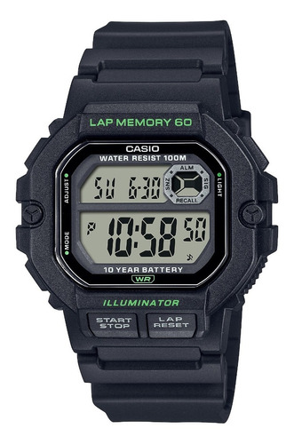 Reloj Casio Ws-1400h-1a  100m Vueltas 60 Laps Casio Centro