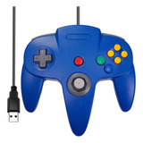 Control D/juegos Classic N64 Saffun Cable/window/pc/mac/blue