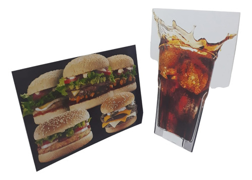 Carteles Comerciales 30x22cm, Pack X 2 De Laminas Sobre Pvc