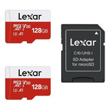 Tarjeta Micro Sd Lexar E-series 128 Gb, Paquete 2, Tarjeta