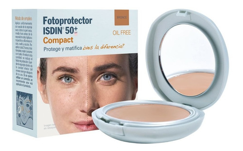 Fotoprotector Isdin Compacto 50+ Bronce  X 10g
