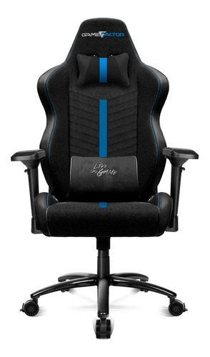 Silla Vorago Game Factor Cg601 Xl Tela Reclinable Color Azul