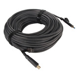 Cable De Fibra Óptica 8k Hd, Interfaz Multimedia 2.1, 50, 12