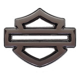 Emblema Harley Davidson Para Tanque Gasolina Gris/cromo