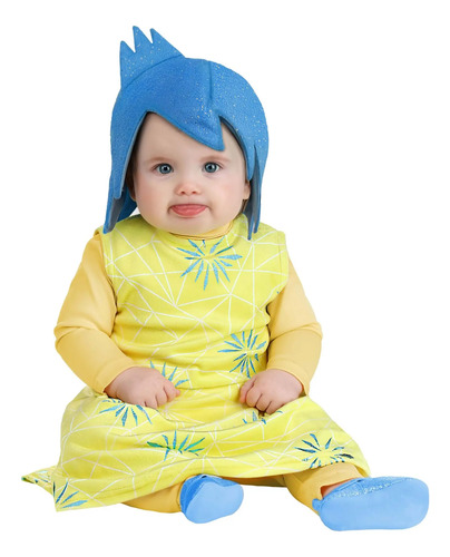 Disfraz De Alegria Joy De Intensamente Para Niñas Bebes Envio Gratis