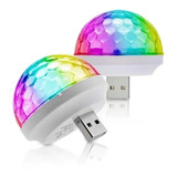 Mini Esfera Rgb Usb Otg Audiorritmica Para Celular Luminosa