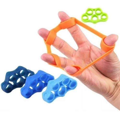 Kit 3 Extensor De Dedos Para Exercicios Fortalecimento Mãos