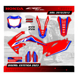 Kit Grafica Calco Honda Crf 250/450r - 2010/12 - Gruesas