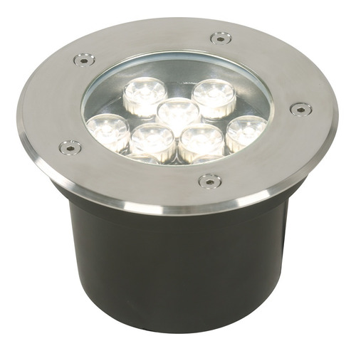 Empotrable De Piso Led Exterior Acero 9w 4000k Ip65 Jardín