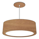 Lampara Techo Tubo Dual 32x12cm Madera G2 Apto Led