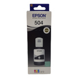 Refil Tinta Epson 504 Preto L4150 L4160 L 6161 L6171 L6191